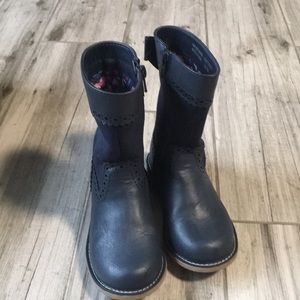 Primark Toddler girl navy boots size 10
